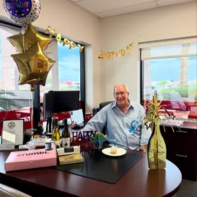 We celebrated the birthday of everyone’s favorite person! Happy Birthday, Bruce! We appreciate everything you do for our team. We hope your day is filled with Chardonnay, popcorn, and dill pickle chips! Cheers to you!