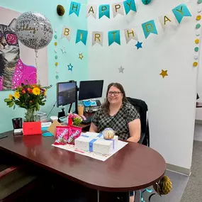 Happy Birthday to the kindest, most helpful teammate — Maggie! We’re so lucky to have you on our team. Your heart for our clients, your willingness to always lend a hand, and your positive attitude make such a difference every single day. You bring so much light to the office, and we’re better because of you! Wishing you a year ahead that’s as amazing as you are!