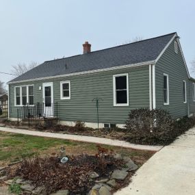 Just finished up this roof and siding replacement in New Castle, DE.