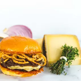 French Onion Soup Burger