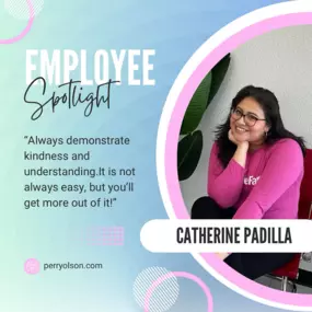 Meet Catherine! Catherine is a valued member of our service team, who brings joy to our workplace with her laughter and stories. Fluent in Spanish, Catherine dreams of learning even more languages to connect with people around the globe. Her goal is to live without expectations, and she believes in always showing kindness and understanding to others.