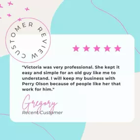 We are incredibly grateful for such kind words and are committed to delivering exceptional experiences to all our customers. Thank you for choosing Perry Olson Insurance!