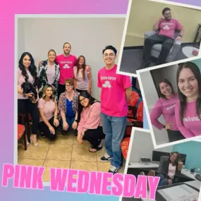 It’s Wednesday, of course, we wear pink.