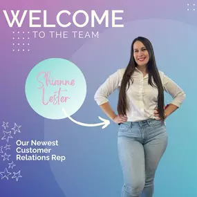 Help us welcome Shianne, the newest member of our team! She officially finished her first week with us today, and we are so happy to have her with us!
