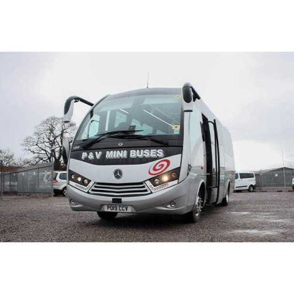 Logo fra P & V Minibuses