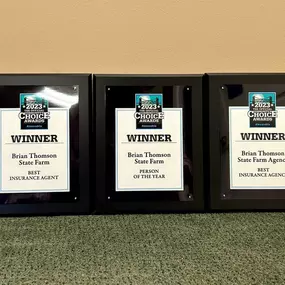 In Honor of National Boss’s Day…the TEAM at Brian Thomson State Farm would like to recognize our awesome Leader, Brian Thomson???? Obviously we aren’t the only ones who think he’s great! Check out the awards he’s received ⭐️