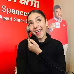 Today, our very own Topaz is stepping up as receptionist, and she’s ready to take your calls, greet you with a smile, and maybe even organize some paperwork (no promises on that last one).