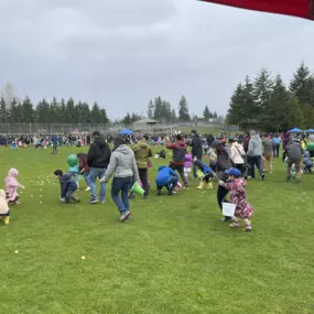 My family and I had an egg-citing time at the Mill Creek Eggstravaganza Egg Hunt