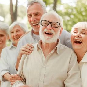 Elderly People Laughing