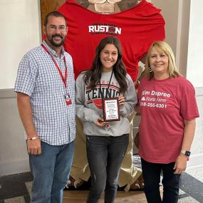 Our Kim Dupree State Farm female Athlete of the Month for March is Maddie!