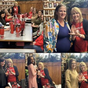 This team is the secret sauce behind our successful two agencies! We are missing 7 of the team but boy are all these people great at what we do! We had an awards dinner halfway between the 2 offices! Congratulations to the Top Sales person for the Ruston office, Sara Corley, Top Life Insurance Sales person for Ruston, Debbie Booth. Top Sales person for El Dorado, Jamara Bell and Top Life Sales person for El Dorado, Magan Hall! All team members received a Stanley type cup for an Awesome 2023!! No