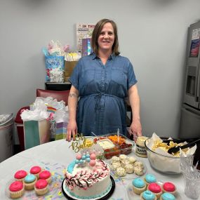 We had fun giving Sara her baby shower in anticipation of the arrival of her bundle of joy! Baby showers are just the best! Congrats, Sara!