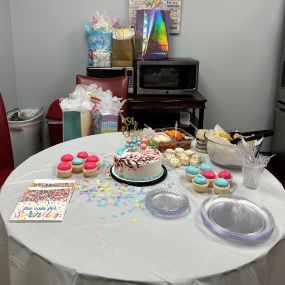 We had fun giving Sara her baby shower in anticipation of the arrival of her bundle of joy! Baby showers are just the best! Congrats, Sara!