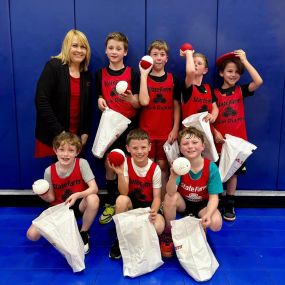 So honored to sponsor my grandson’s basketball team! Watching them is so much fun! I always make each boy a State Farm bag with some goodies in it! They are in the semi- finals of the tournament next week! Go Kim Dupree State Farm!