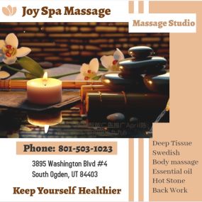 Our traditional full body massage in South Ogden, UT 
includes a combination of different massage therapies like 
Swedish Massage, Deep Tissue, Sports Massage, Hot Oil Massage
at reasonable prices.