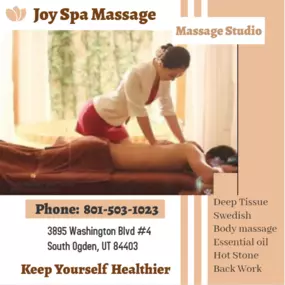 Massage techniques are commonly applied with hands, fingers, 
elbows, knees, forearms, feet, or a device. 
The purpose of massage is generally for the treatment of 
body stress or pain.