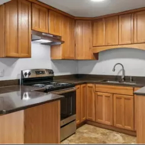 Kitchens with Built in cabinetry at ArdenPark Apts in Kent, WA