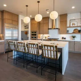 Stunning kitchen designs with large island and walk-in pantry