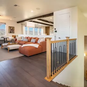 Generous loft provides excellent flex space
