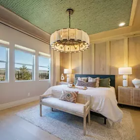 Spacious primary bedroom suites with plenty of natural light