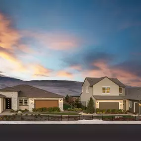 Distinctive architectural home designs with stylish pavers and 3-car garages