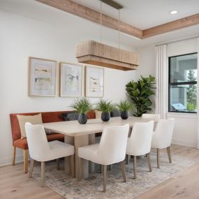 Casual dining areas meant for family and friends