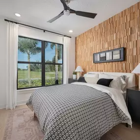 Secluded secondary bedrooms provide a relaxing retreat for overnight guests