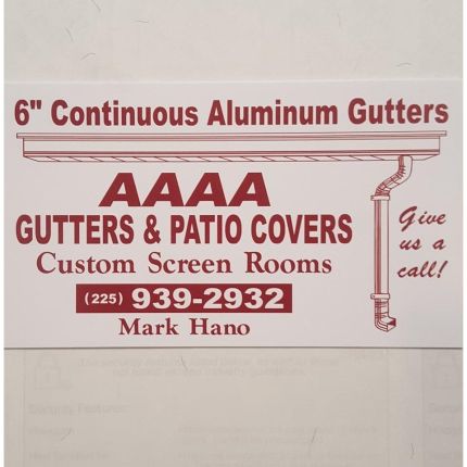 Logotipo de AAAA Gutters & Patio Covers