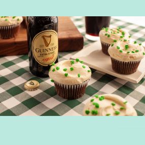 Guinness cupcakes are only at SusieCakes until March 17th!