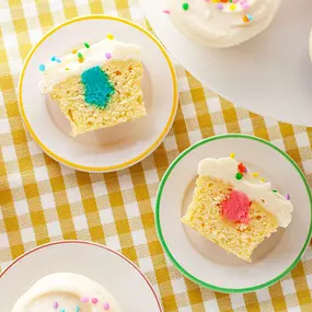 Gender Reveal Cupcakes from SusieCakes Nashville!