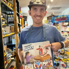 Have trouble keeping the younger engaged with family games?   Check out our newest in this department like Feeder Frenzy (including flying squirrels.). This is Thomas’s new fav!