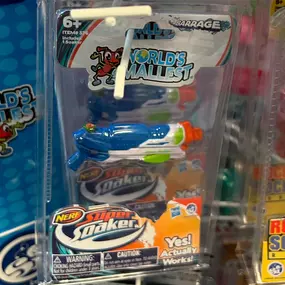 ????????????WORLD’s  SMALLEST  are the WORLD’s BESTEST stocking stuffers!!  Most are real miniature working versions of games and classic toys! $7.99+????????????#worldssmallest #miniverse  #learningrailroad #toystores #shoplocalpaducah #paducahtoystore