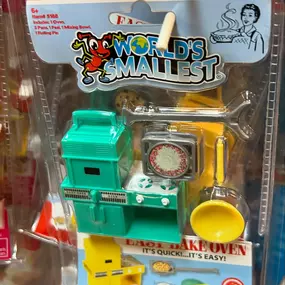 ????????????WORLD’s  SMALLEST  are the WORLD’s BESTEST stocking stuffers!!  Most are real miniature working versions of games and classic toys! $7.99+????????????#worldssmallest #miniverse  #learningrailroad #toystores #shoplocalpaducah #paducahtoystore