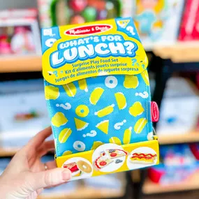 What's for lunch today? It's a SURPRISE!

These blind bags are PERFECT for the younger crowd and are filled with fun wooden and felt play food.