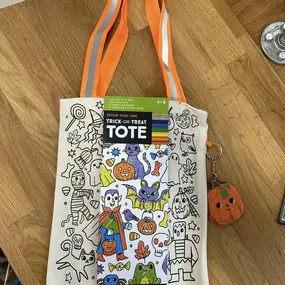 Need some last minute Halloween gifts!  We have books, fidgets, light-up candy buckets, candy bag with reflective straps & light (comes with markers too so you can color in)!! We also have some super adorable costumes and fun accessories left!