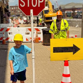 Kids who visit our Brunswick store during sidewalk construction out front will get a free construction hat*, as our friend Campbell is modeling for us here ????! There are very lovely folks helping to get through the work area and well-marked walkways so you can easily visit us and our neighbors. The worker in the background even let Campbell hold his sign for a minute! So sweet!! ???? @brunswickdowntown *hats while supplies last, we have lots right now!