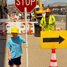 Kids who visit our Brunswick store during sidewalk construction out front will get a free construction hat*, as our friend Campbell is modeling for us here ????! There are very lovely folks helping to get through the work area and well-marked walkways so you can easily visit us and our neighbors. The worker in the background even let Campbell hold his sign for a minute! So sweet!! ???? @brunswickdowntown *hats while supplies last, we have lots right now!