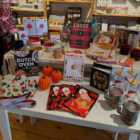 It’s happening! Leaves are starting to fall and the orchards are popping with apples! Our Bath and Yarmouth gift shops have the cutest fall gifts for you and your home too!