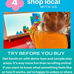Shopping local isn’t just about finding the perfect toy—it’s about supporting your community, getting expert recommendations, and enjoying special perks like free gift wrapping and our loyalty program! Every purchase helps keep local businesses thriving and playtime extra special! Thank you for choosing to shop with our Maine family-owned toy stores—we appreciate you!