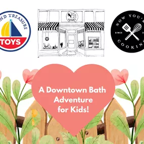 Join us on Saturday, May 10 for a downtown Bath children’s adventure! We are collaborating with our neighbors to make this an epic, store-hopping event ❤️. Start off at Mockingbird Bookshop for a book signing with author Fran Hodges, then continue on to Island Treasure Toys for a DIY craft for mom, making a bookmark with pressed flowers. Finally, you will cross the street to Now You’re Cooking and make a delicious dirt cup dessert! This event is free, but it does require tickets because space is