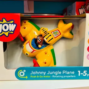 Getting moving with our new collection of Wow, push and go motor toys. Your little ones are sure to love the bright colors, cheerful characters, and moving parts of these fun toys. #doctaylorstoyemporium #wowtoys #ellicottcitymd #toystore