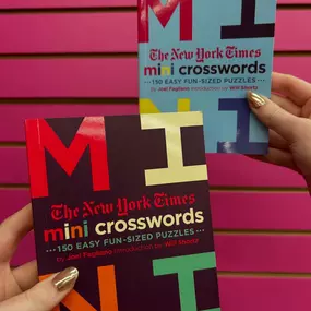 Tickle your brain with our amazing collection of puzzle books! Challenge yourself with crosswords, analyze some anagrams, and wonder about wordles! 
These make excellent gifts for your dedicated NYT crossword enjoyers or for yourself! You deserve to relax too! 
#smallbusiness #wordle #crossword #brainteaser