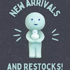 Smiskis are back in stock! We have the exercise, bath, toilet & hippers in stock at both of our locations in Lawrence & Topeka! 
We are limiting sales to just 2 per series per customer to ensure as many people as possible have access to these blindboxes!