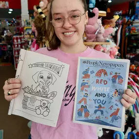 Looking for a fun coloring contest for your kids? ???? Be sure to enter the @peoplesnewspapers coloring book contest BY JULY 11TH for a chance to WIN one of 8, $100 gift cards to Toys Unique!