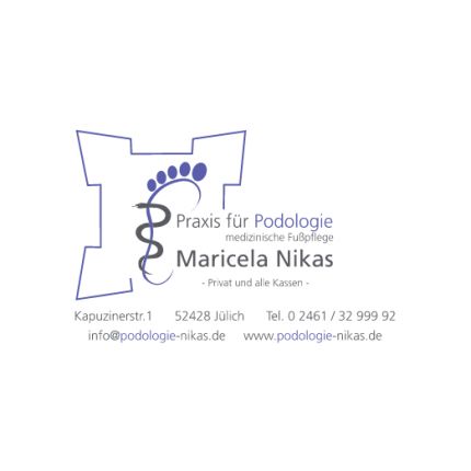 Logo fra Praxis für Podologie Maricela Nikas