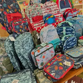 Boy, oh boy, do we have a lot of backpacks! ????