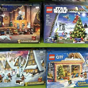 Lots of Advent Calendars still available at World of Toys!!!