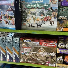 Lots of Advent Calendars still available at World of Toys!!!