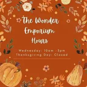 The Wonder Emporium Hours