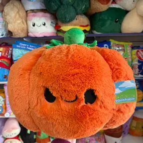 A Squishable pumpkin?! Yes, please!????